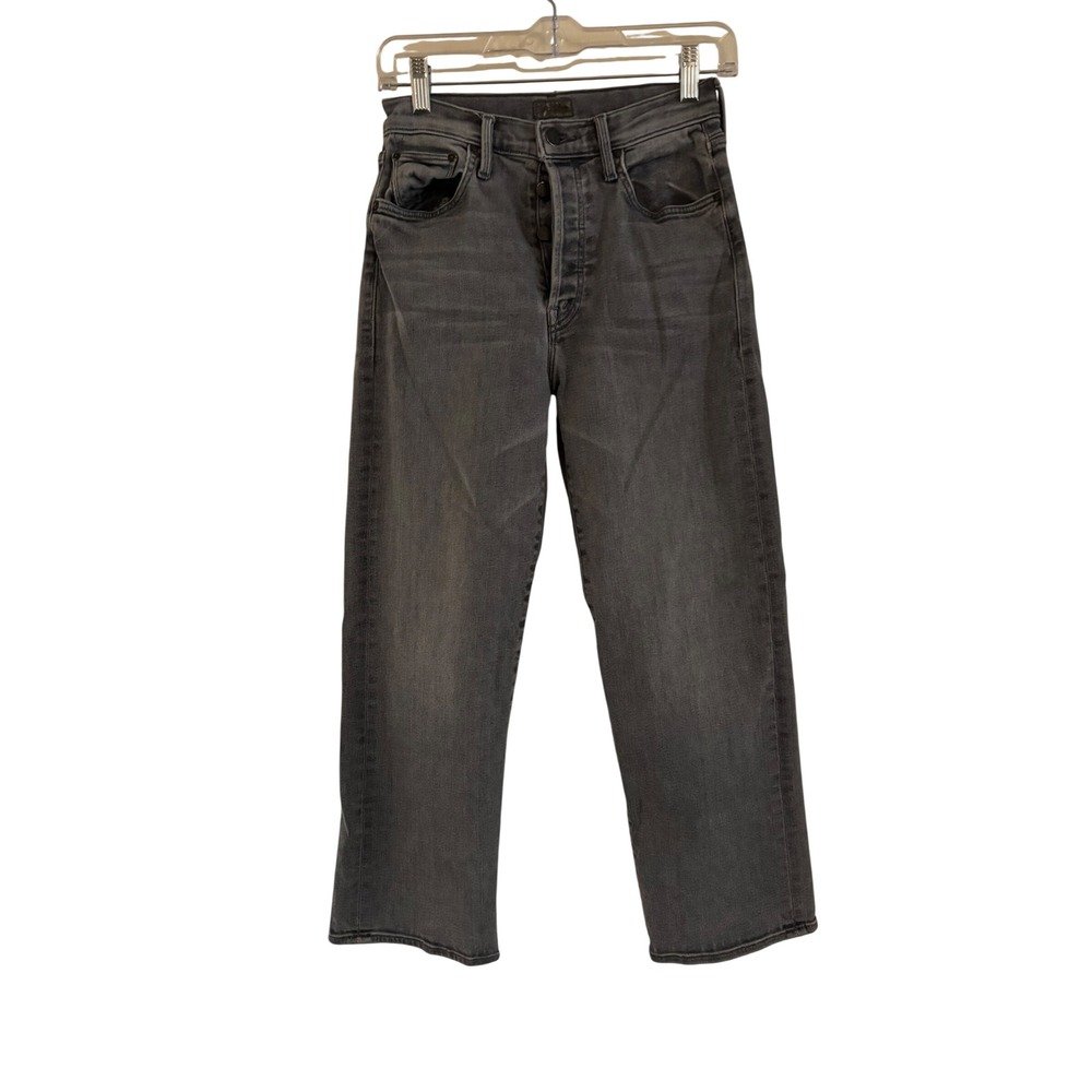 Mother Denim The Rambler Ankle Bars & Phrases Grey Size 27